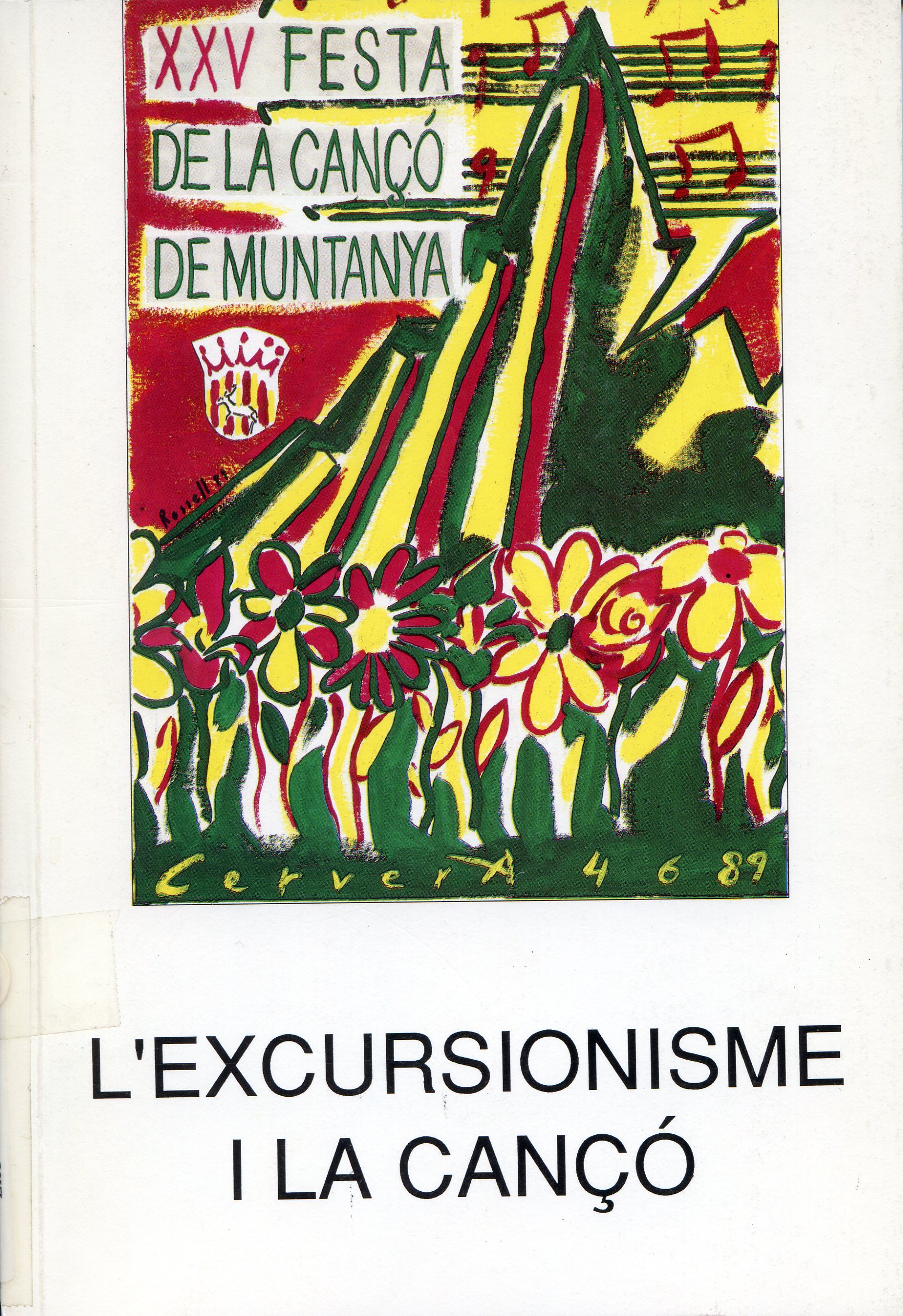 excursionisme i la cançó, L' : XXV Festa de la cançó de muntanya - Portada