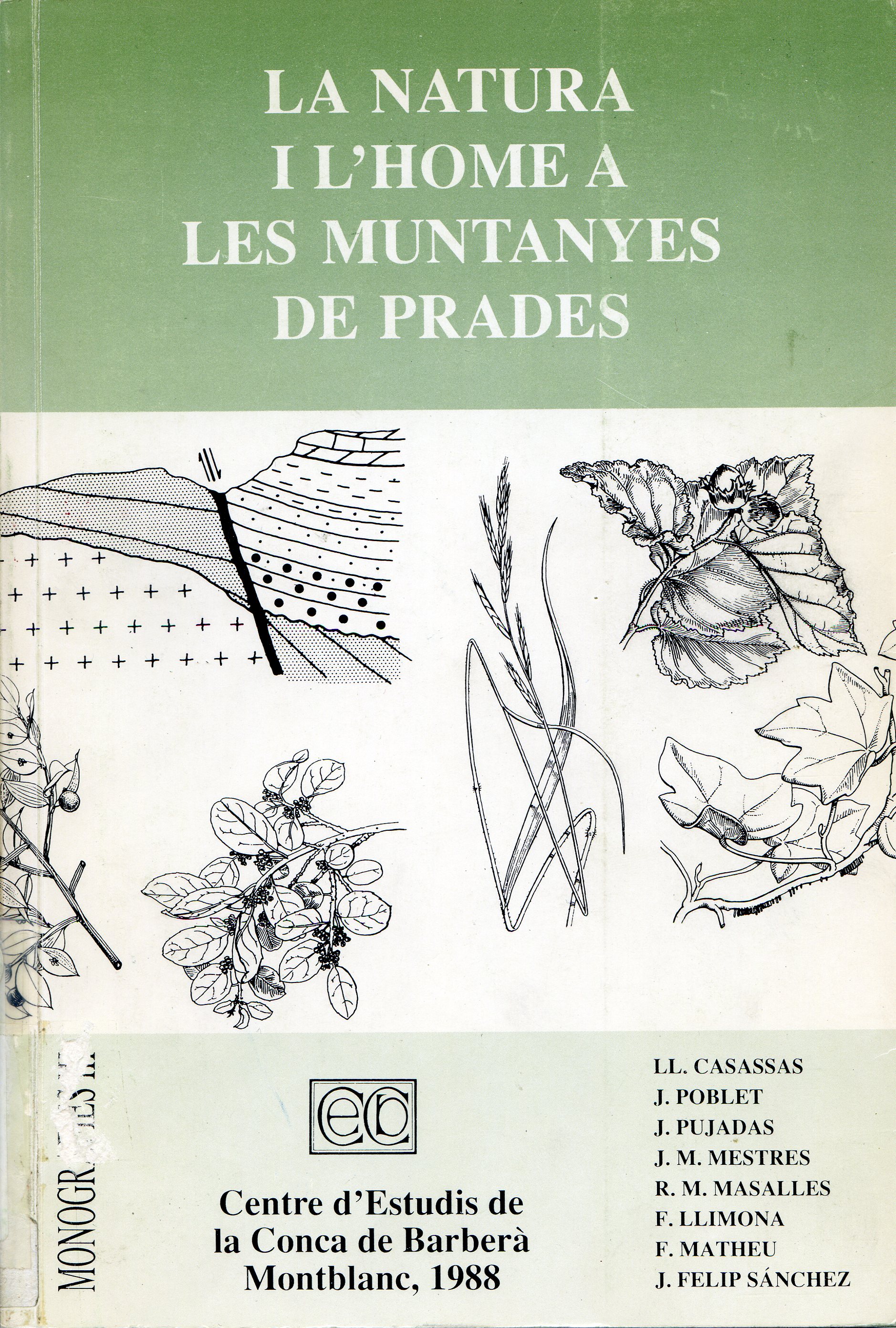 natura i l'home a les Muntanyes de Prades, La - Portada