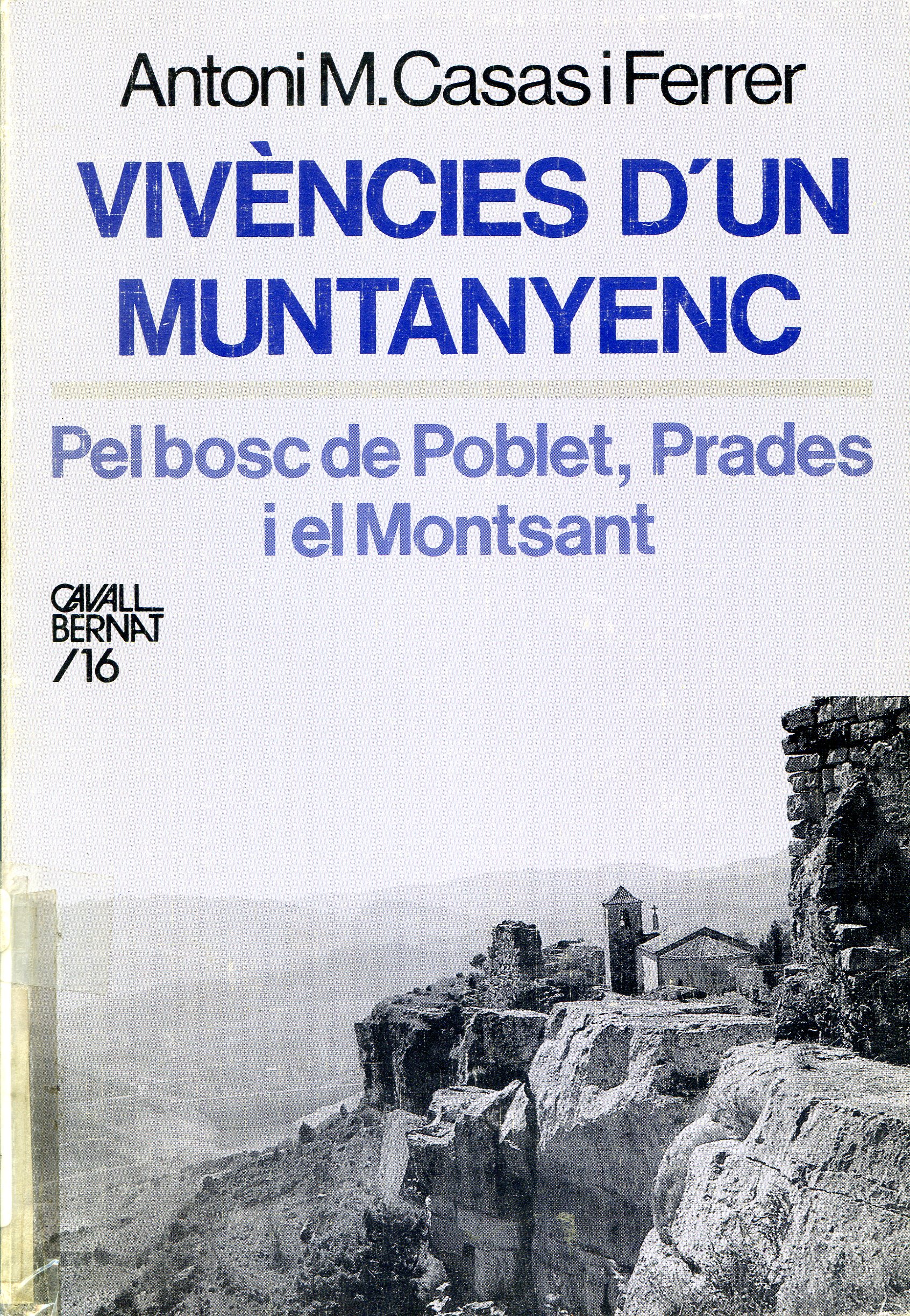 Vivències d'un muntanyenc - Portada