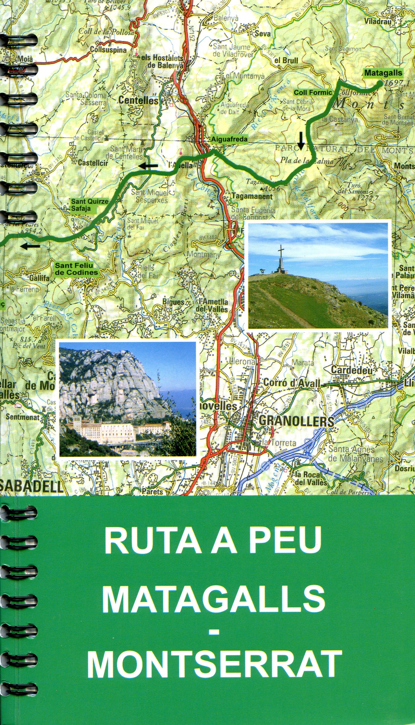 Ruta a peu : Matagalls - Montserrat - Portada
