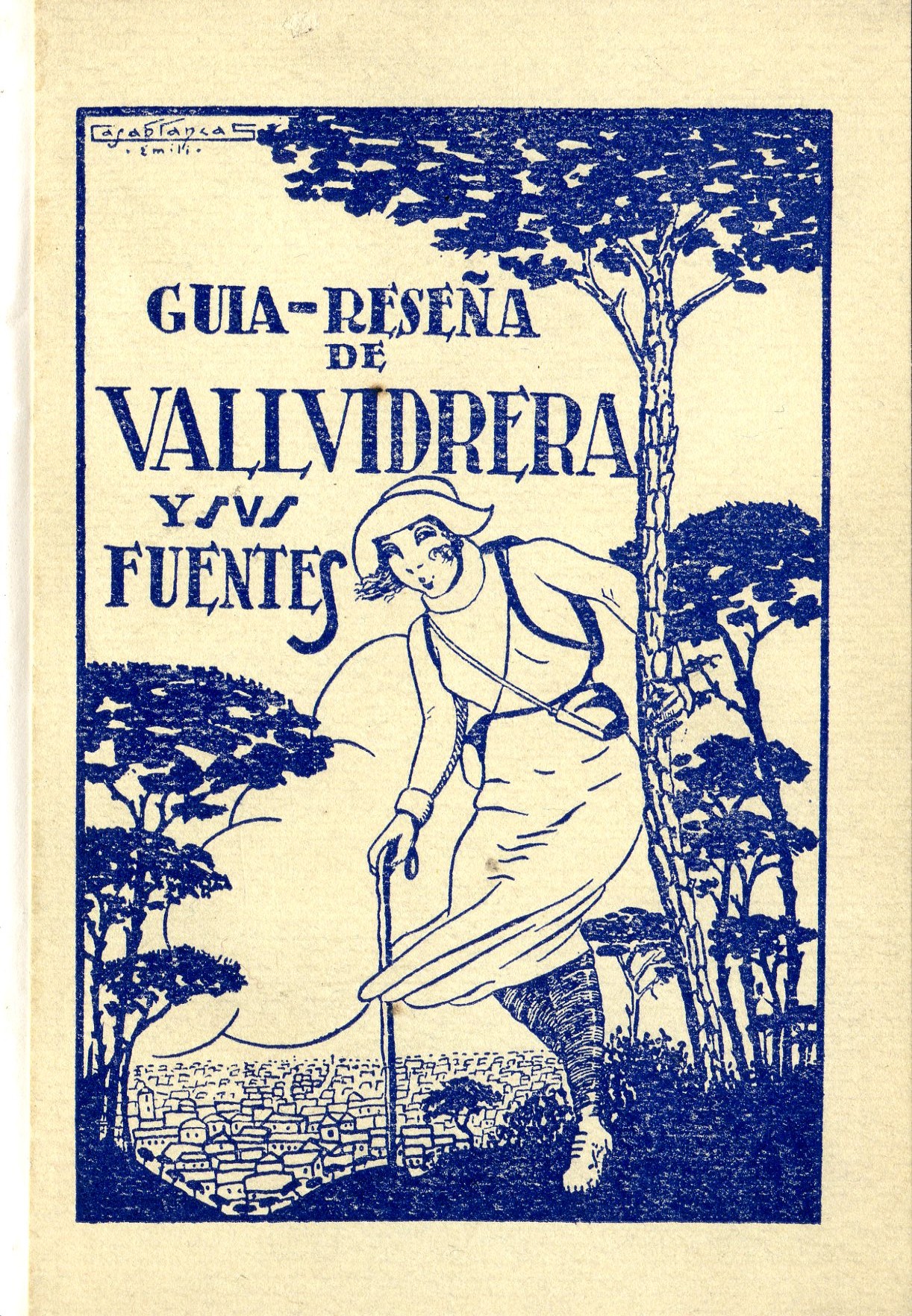 Guia-reseña de Vallvidrera i sus fuentes - Portada