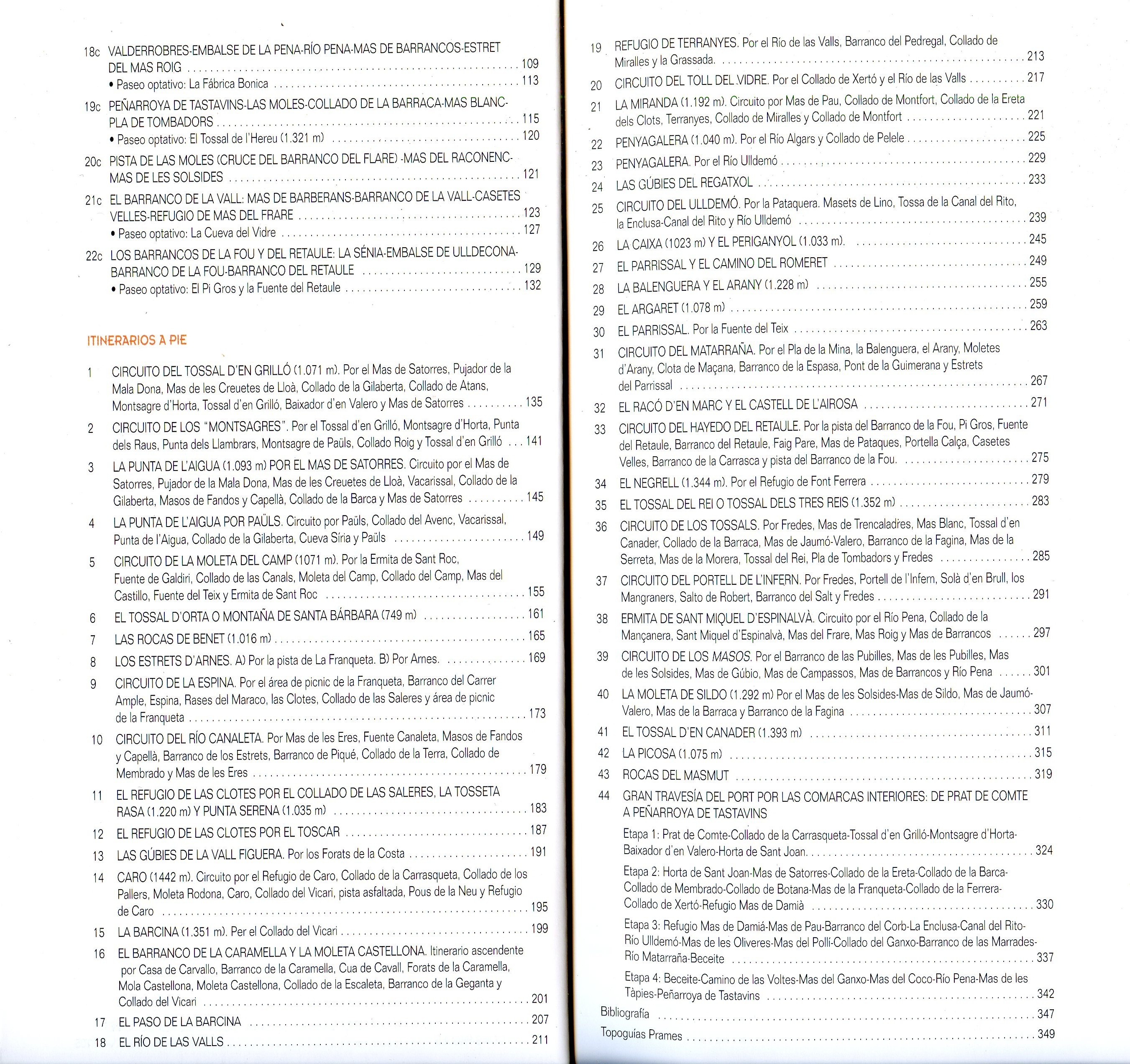 44 itinerarios a pie por los Puertos de Beceite, en coche : Terra Alta, Baix Ebre, Matarraña y Baix Maestrat - Miniatura 3