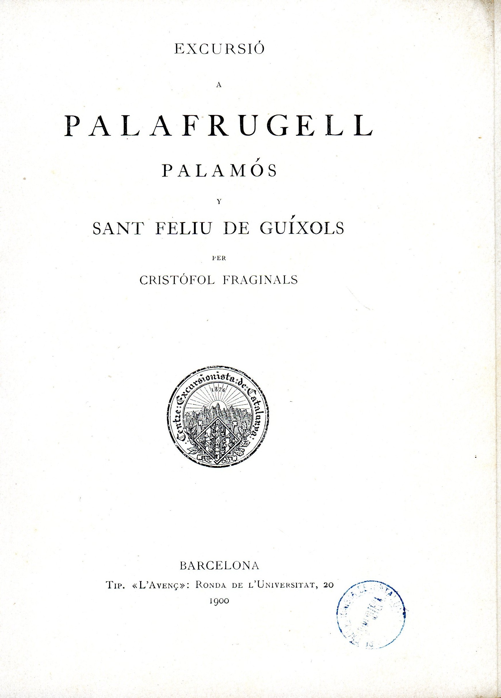 Excursió a Palafrugell, Palamós y Sant Feliu de Guíxols (1898) - Miniatura 2