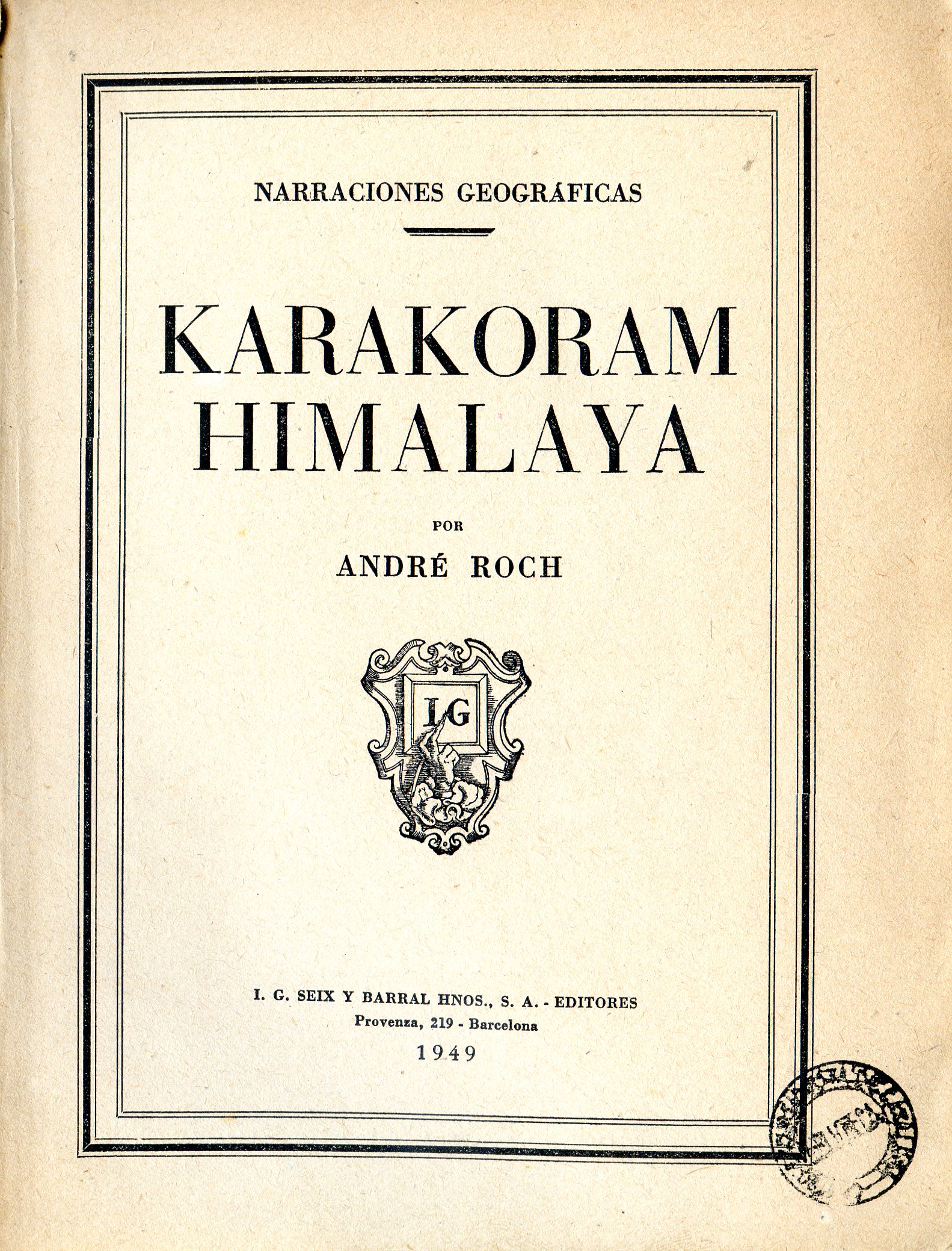 Karakoram Himalaya - Portada