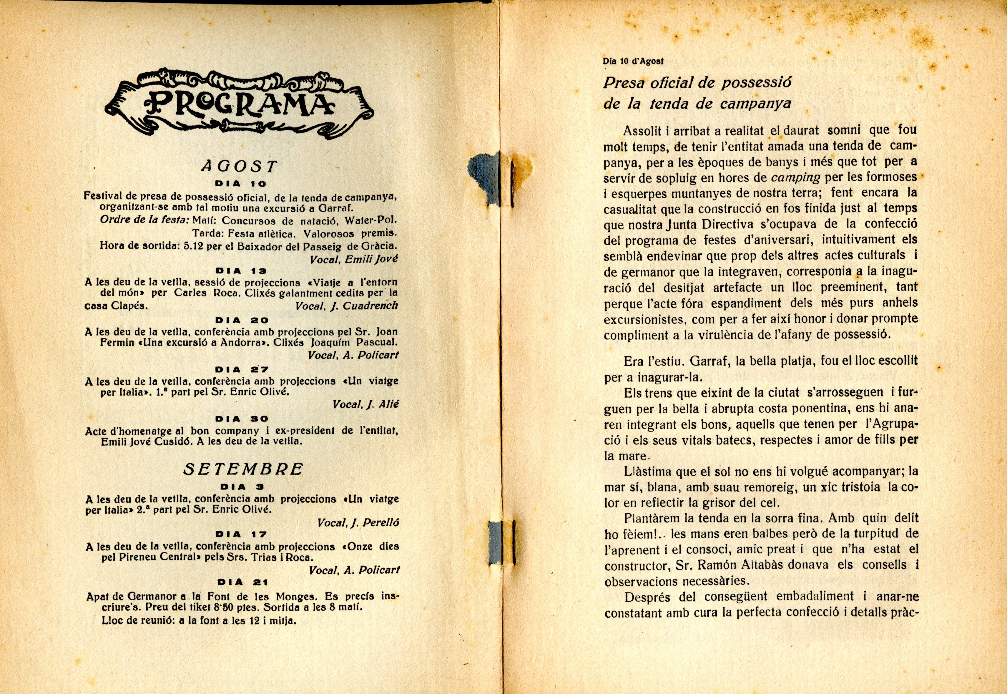 Festes del XII aniversari de l'Agrupació Excursionista "Catalunya" - Miniatura 2