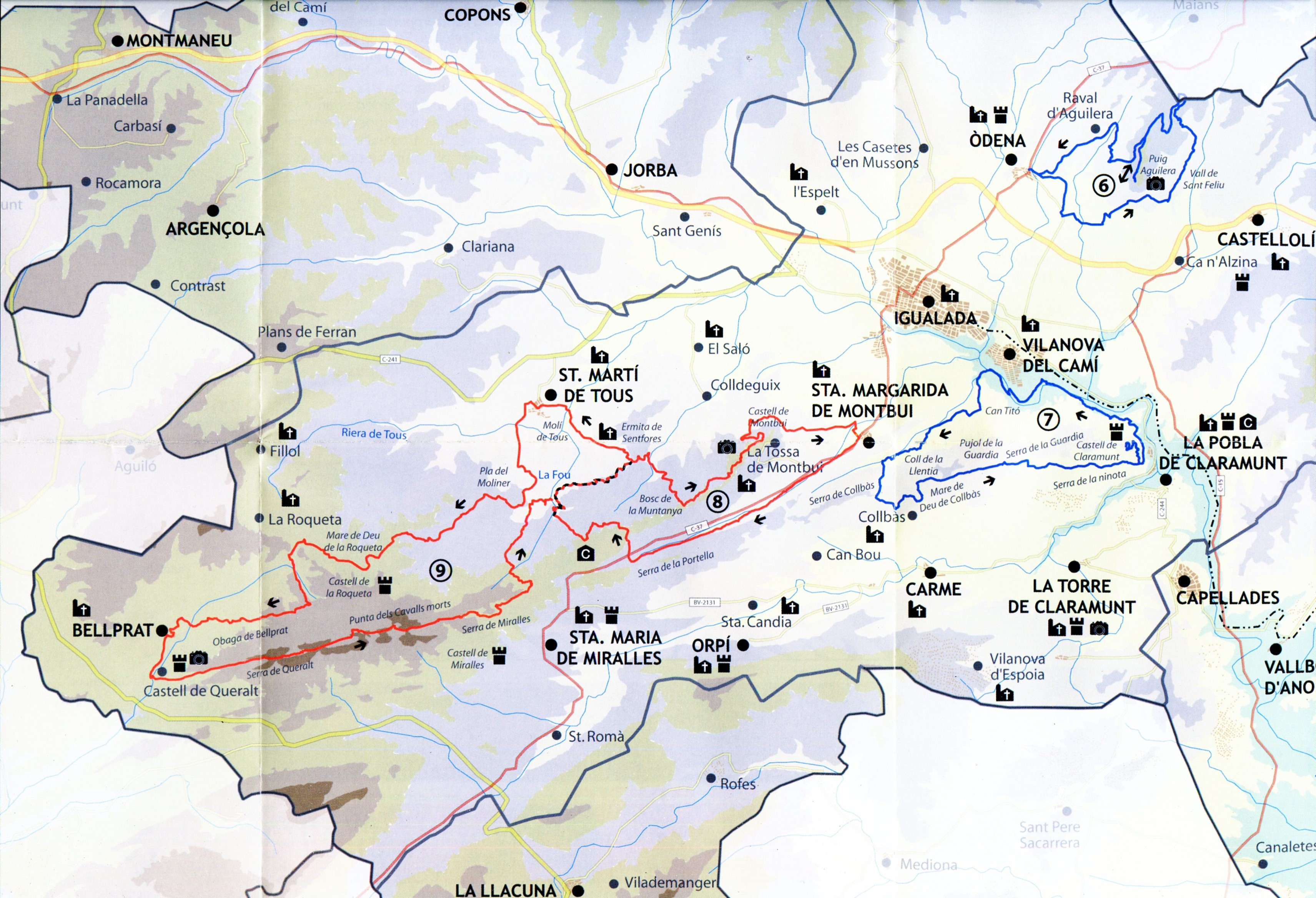 Viu l'Anoia amb BTT : Conca d'Òdena - Miniatura 2