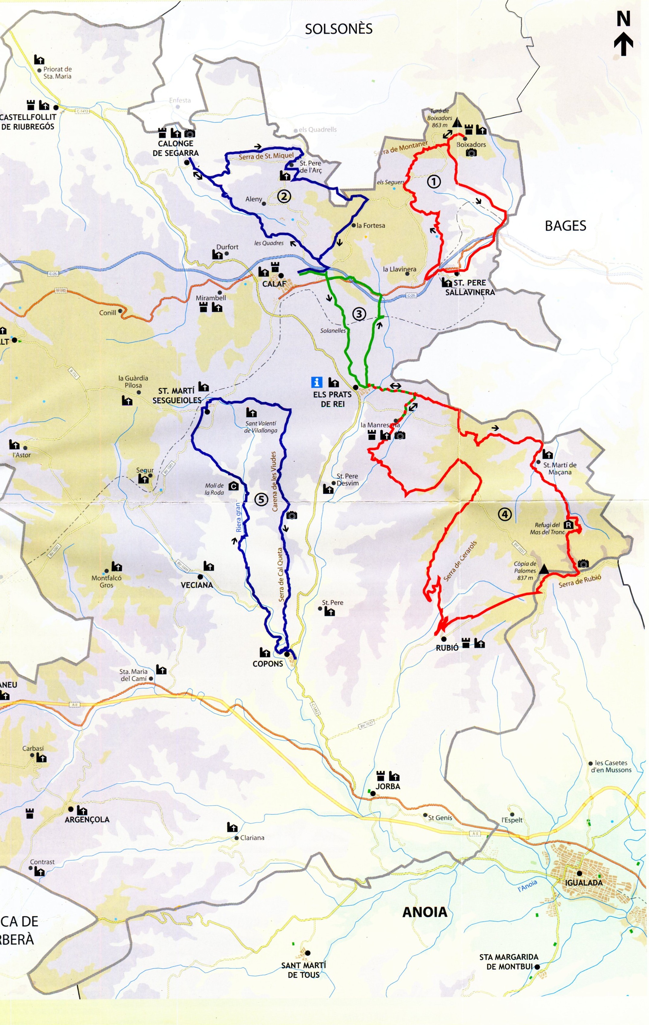 Viu l'Anoia amb BTT : Alta Anoia - Miniatura 2