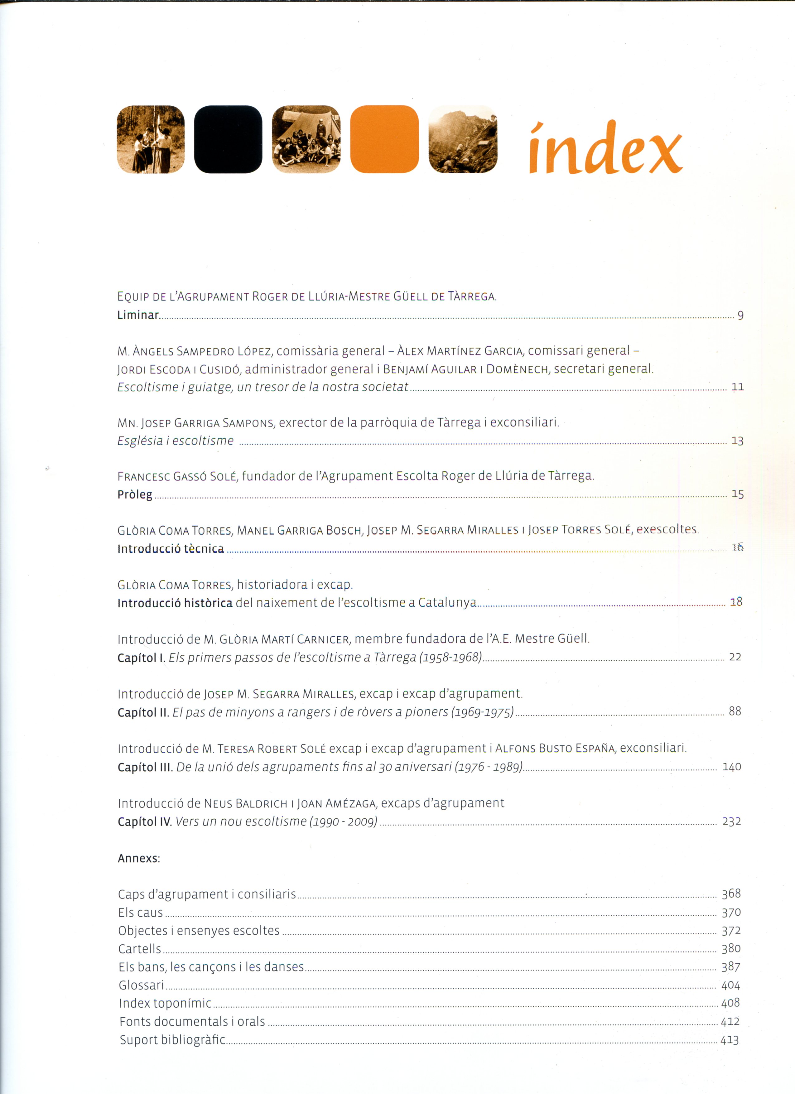 Història gràfica de l'escoltisme a Tàrrega : 50 anys fent camí 1959 - 2009 - Miniatura 2