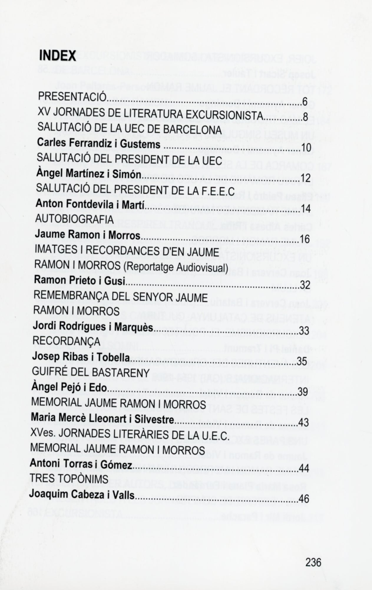 XV Jornades de Literatura Excursionista : Curs d'Història de l'Excursionisme Català : Memorial Jaume Ramon i Morros. Excursionisme i cultura - Miniatura 2