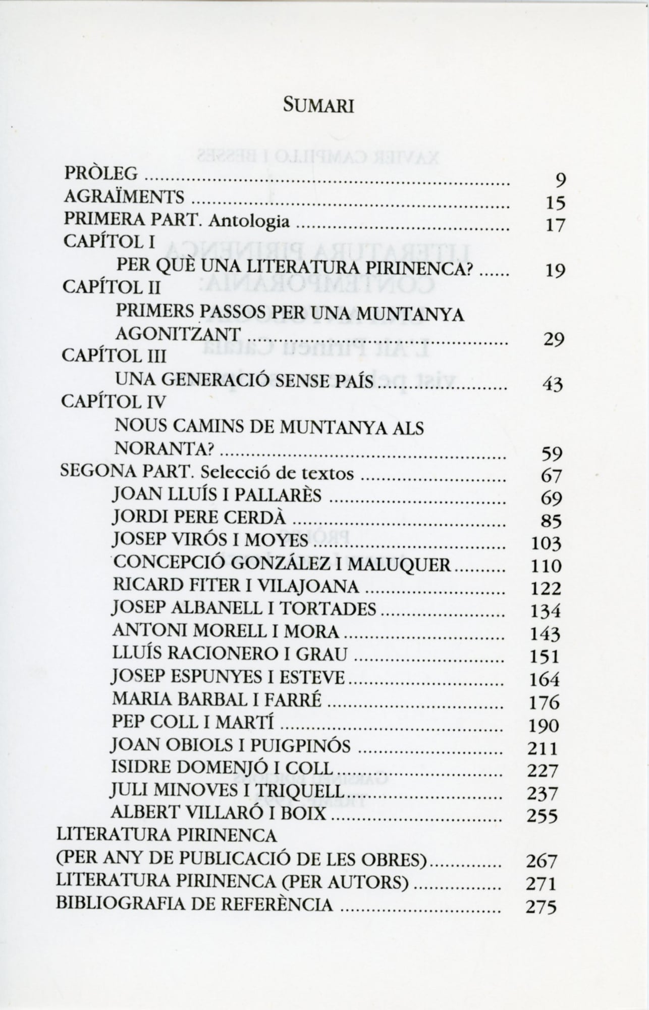 Literatura pirinenca contemporània : una antologia   L'Alt pirineu Català vist pels seus escriptors. - Miniatura 2