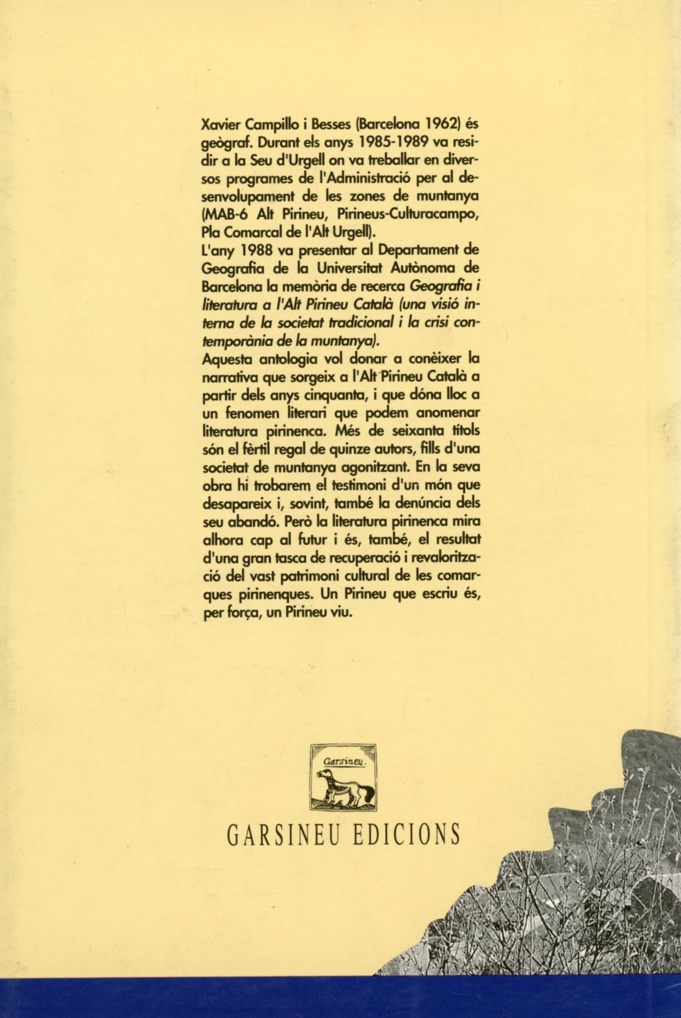 Literatura pirinenca contemporània : una antologia   L'Alt pirineu Català vist pels seus escriptors. - Miniatura 3