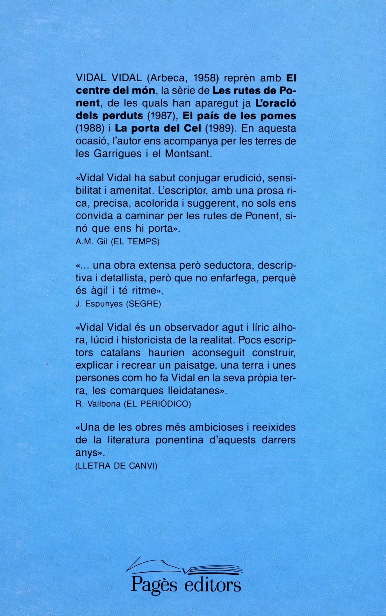 rutes de ponent, Les : IV. El Centre del món - Miniatura 3