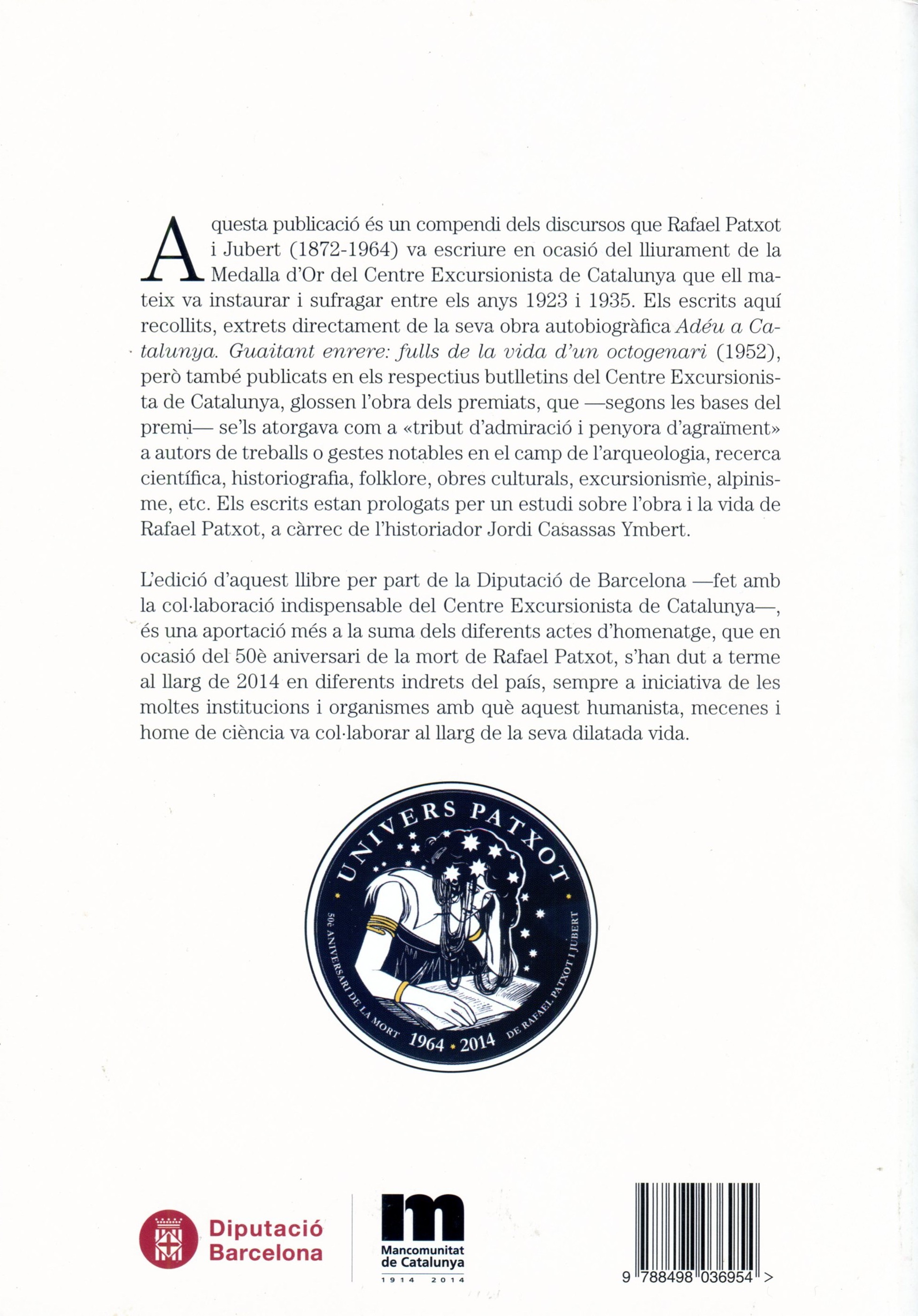 Sermons de la Medalla, Els : Rafael Patxot i la Medalla d'Or del Centre Excursionista de Catalunya (1923-1935) - Miniatura 4