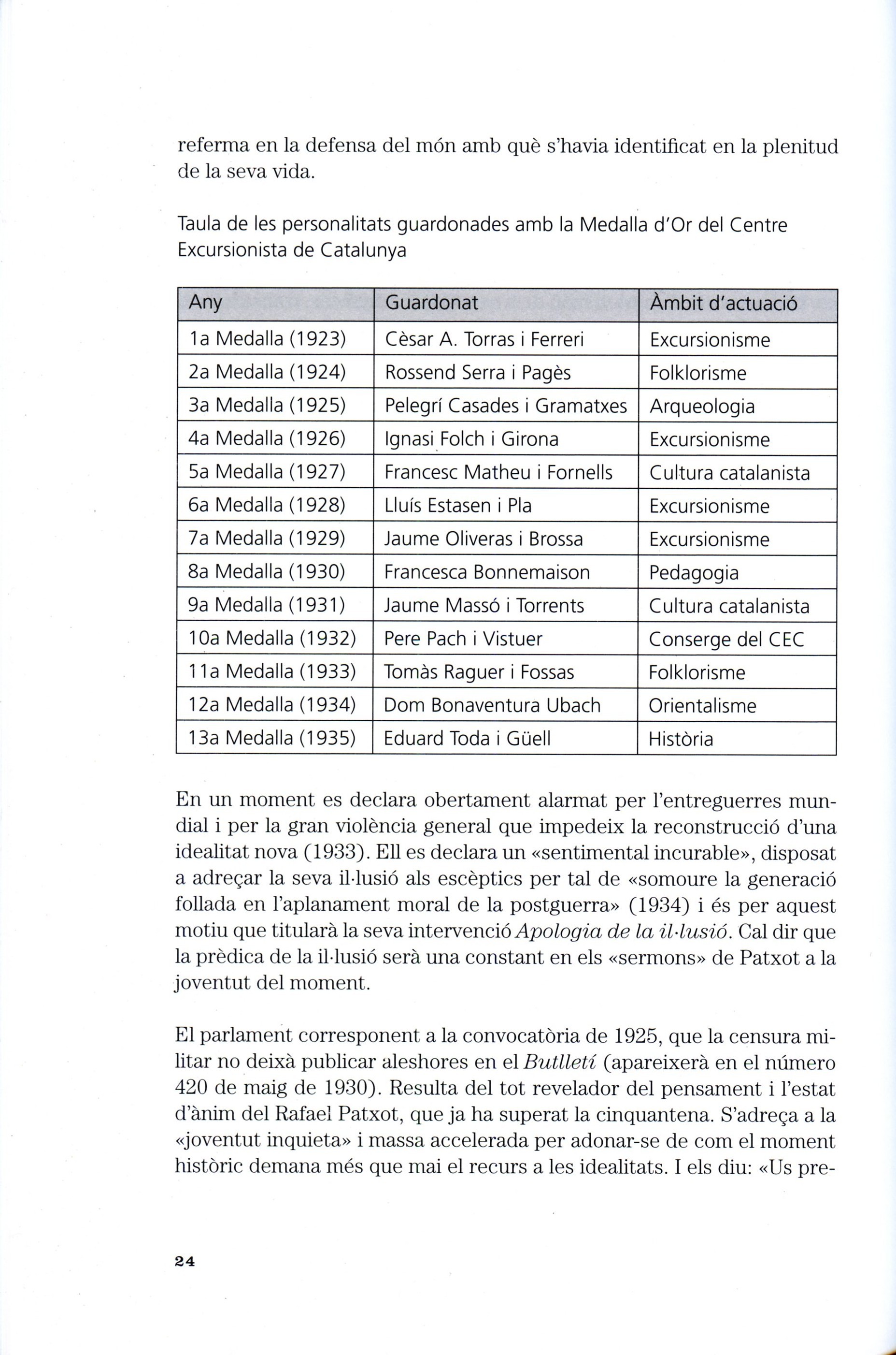 Sermons de la Medalla, Els : Rafael Patxot i la Medalla d'Or del Centre Excursionista de Catalunya (1923-1935) - Miniatura 5