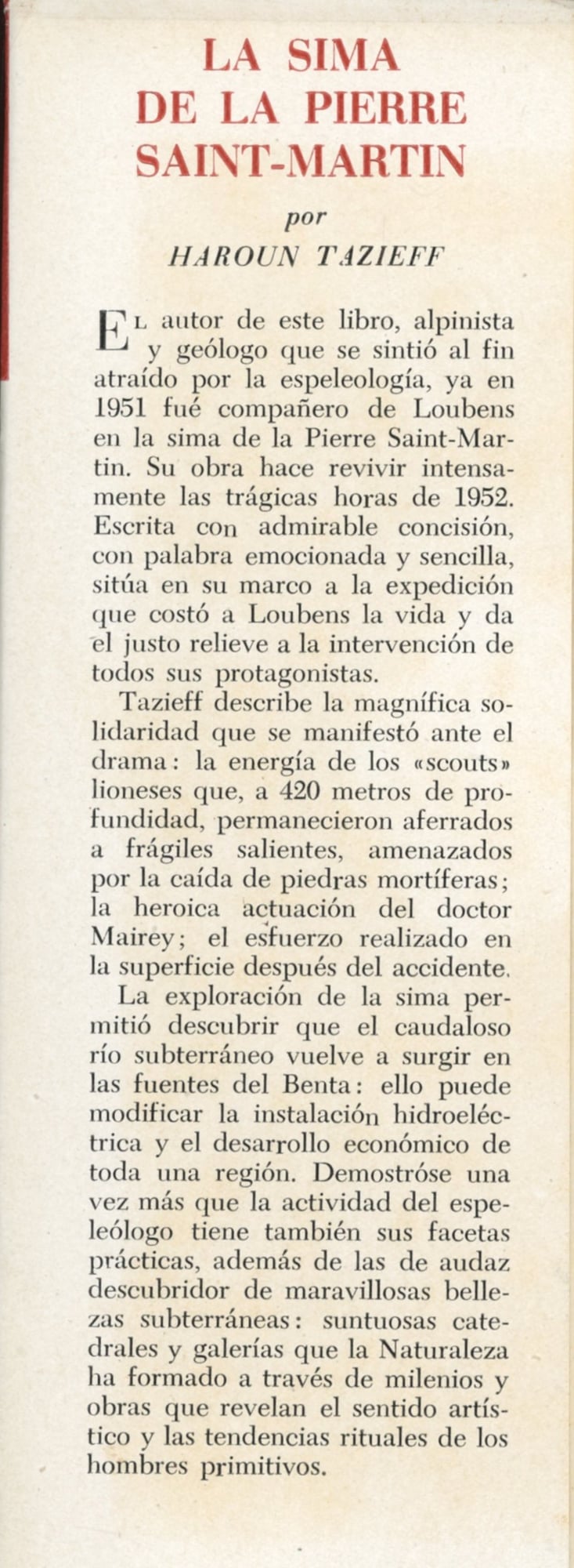 sima de la "Pierre Saint-Martin", La - Miniatura 4